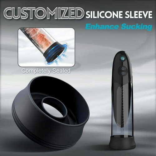 Waterproof Vacuum Penis Pump - TPE Suction Pump for Men
