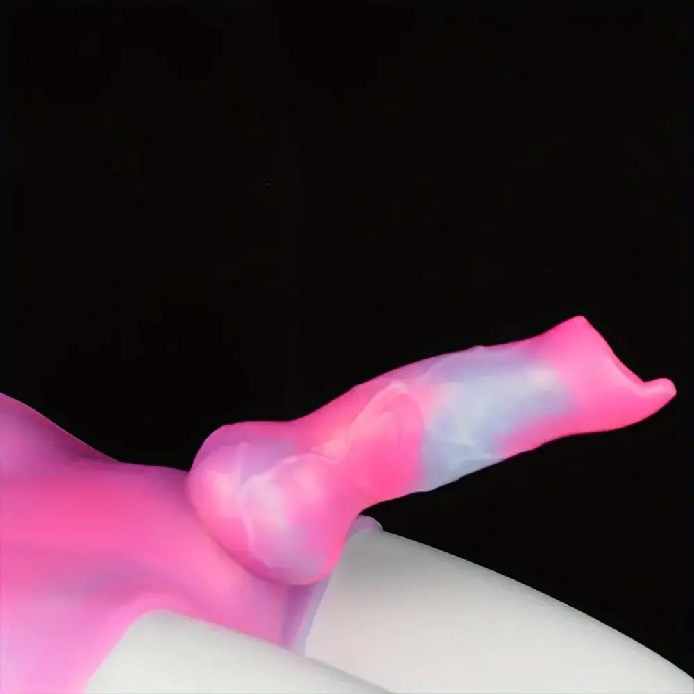 Wearable Dog Knot Dildo - Silicone Animal Knot Panty Dildo