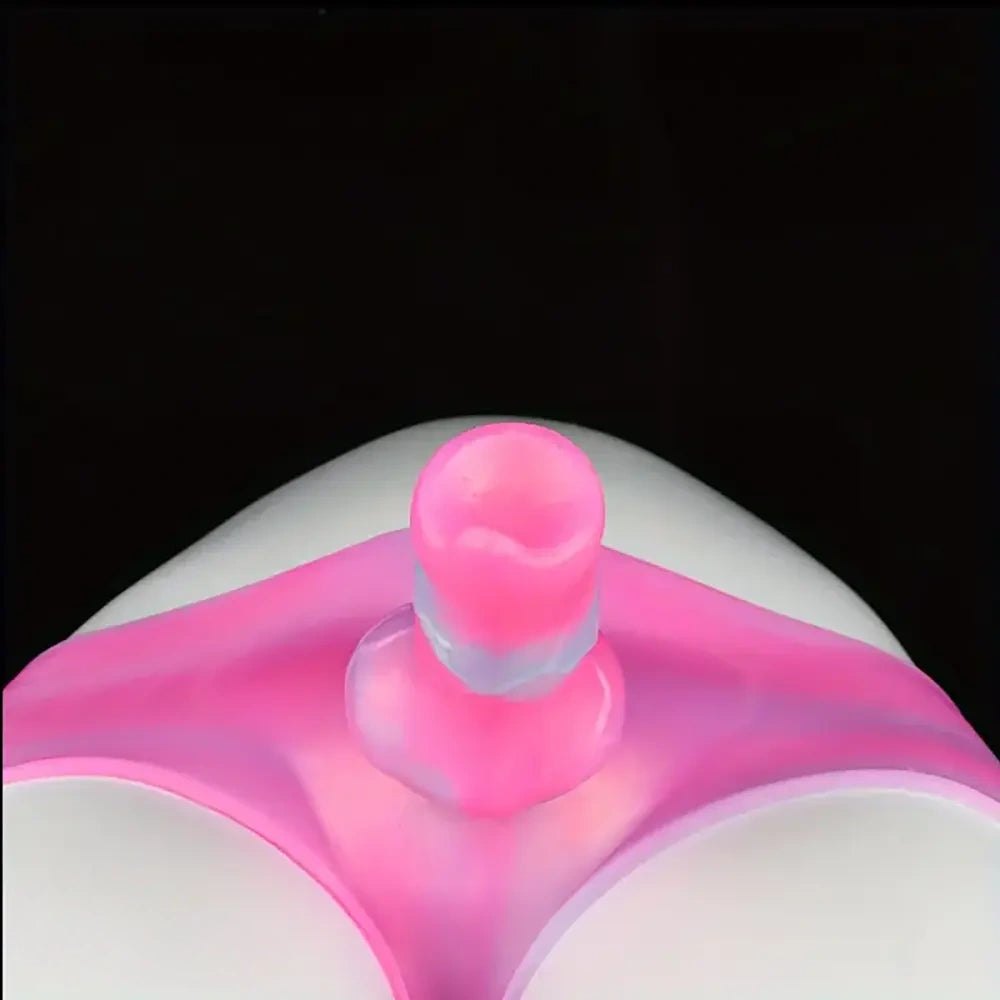 Wearable Dog Knot Dildo - Silicone Animal Knot Panty Dildo