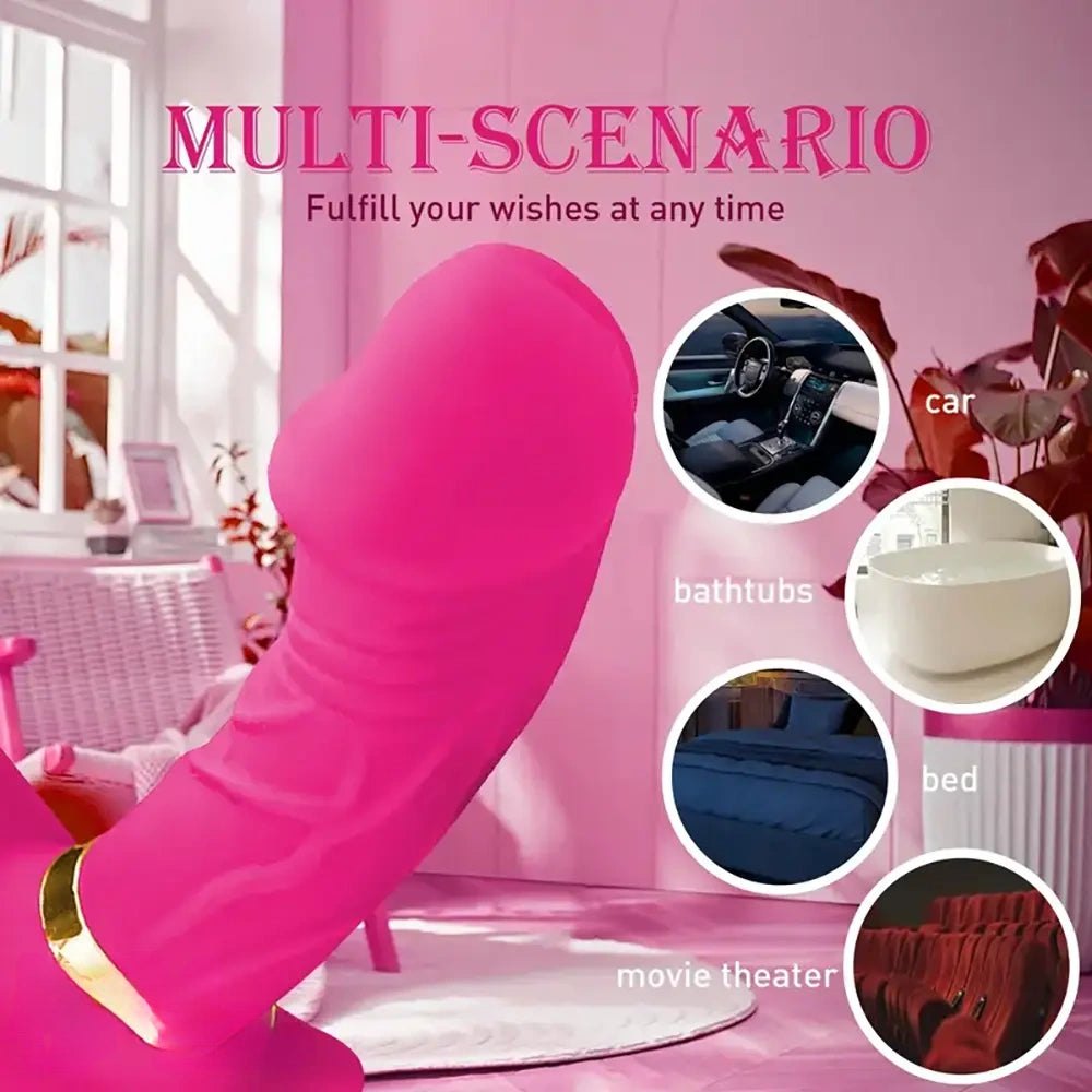 Wearable Dual Motion Vibrator 4.5in - Vibrating G-Spot Massager