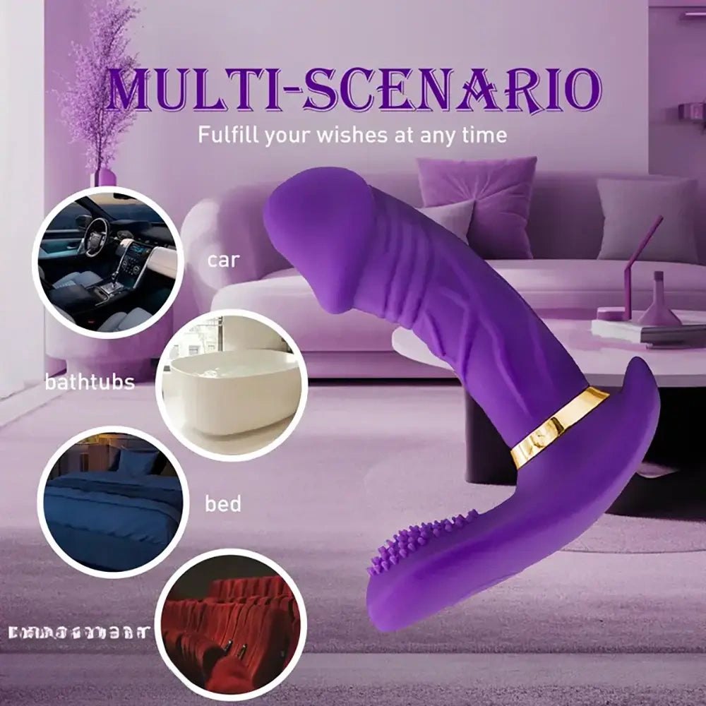 Wearable Dual Motion Vibrator 4.5in - Vibrating G-Spot Massager
