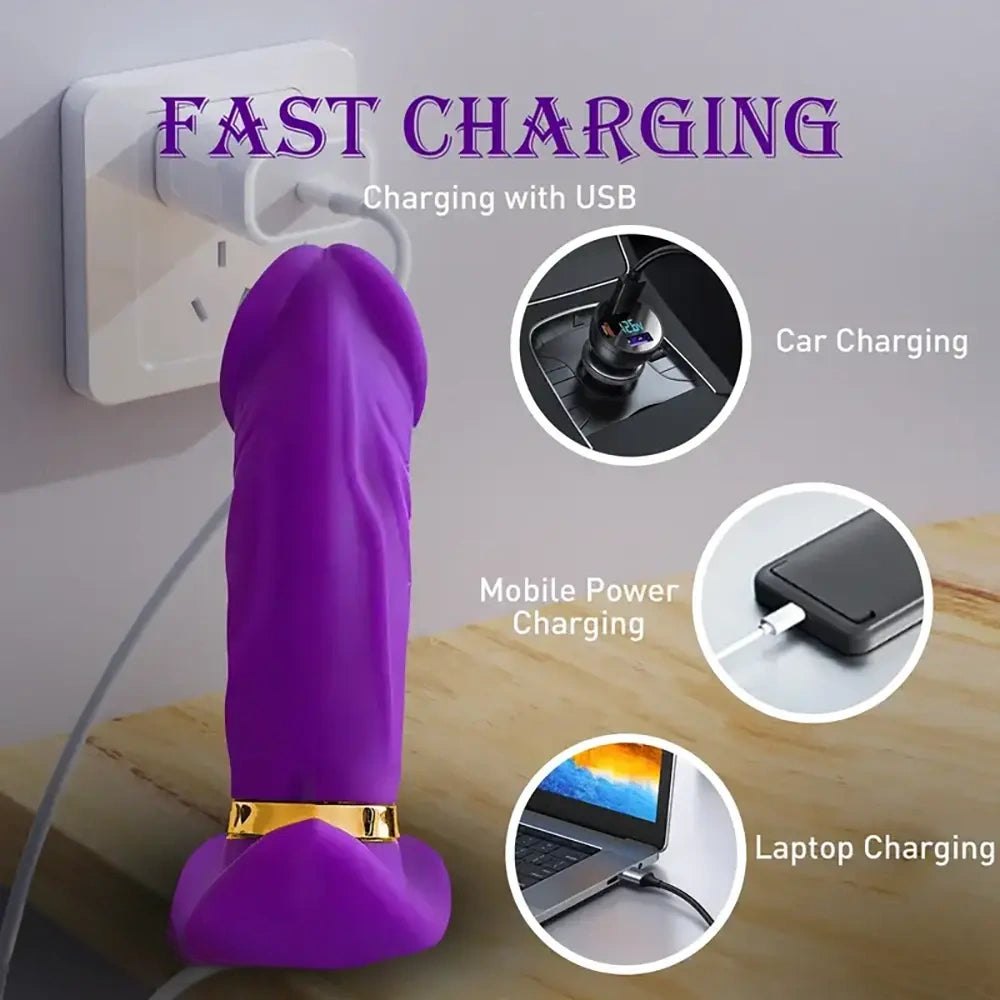 Wearable Dual Motion Vibrator 4.5in - Vibrating G-Spot Massager