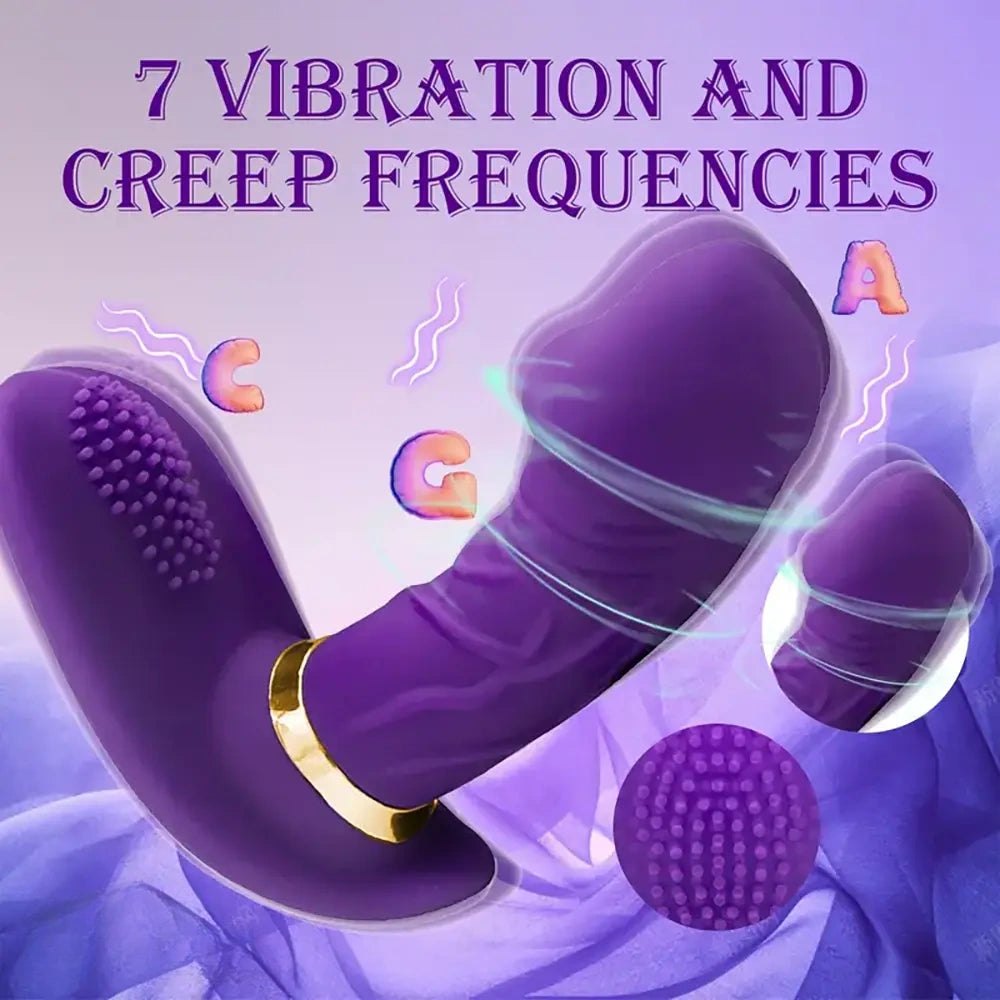Wearable Dual Motion Vibrator 4.5in - Vibrating G-Spot Massager