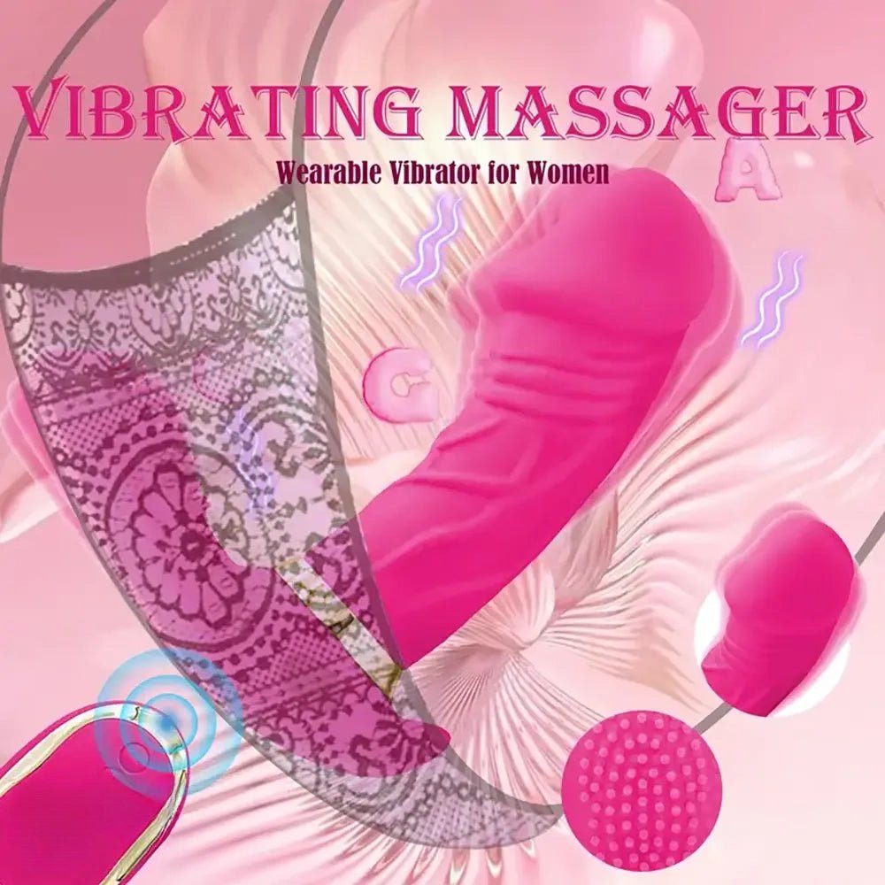 Wearable Dual Motion Vibrator 4.5in - Vibrating G-Spot Massager
