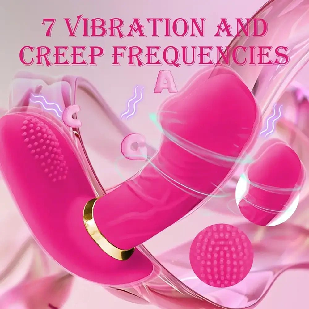 Wearable Dual Motion Vibrator 4.5in - Vibrating G-Spot Massager