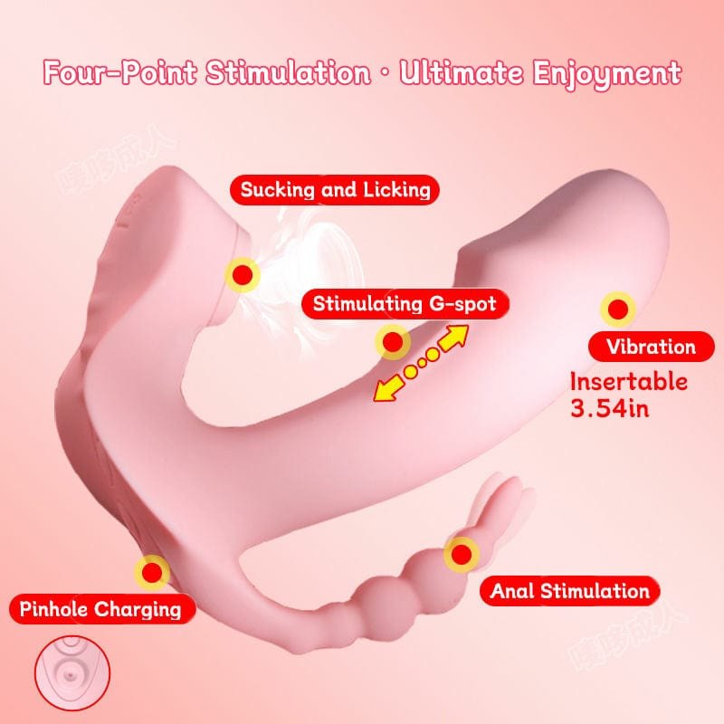 Wearable G-Spot Clit Suction Vibrator - Wearable Panty Vibrator