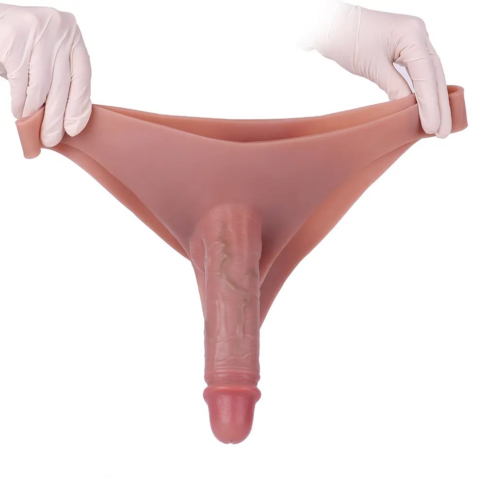 Wearable Hollow Cock Sleeve 7.48 in - Realistic Dildo Sleeve