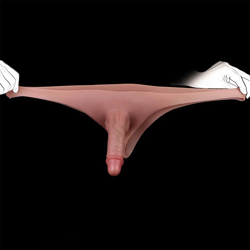 Wearable Hollow Cock Sleeve 7.48 in - Realistic Dildo Sleeve