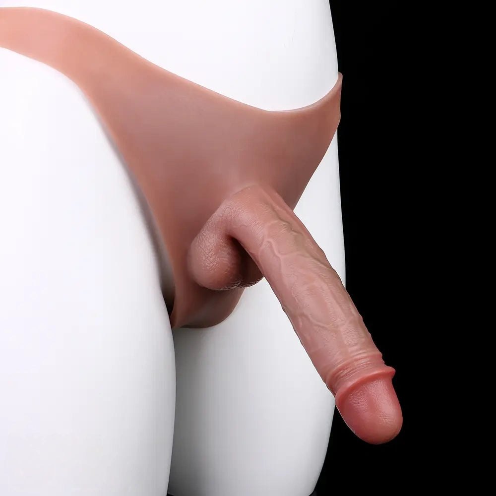 Wearable Hollow Cock Sleeve 7.48 in - Realistic Dildo Sleeve