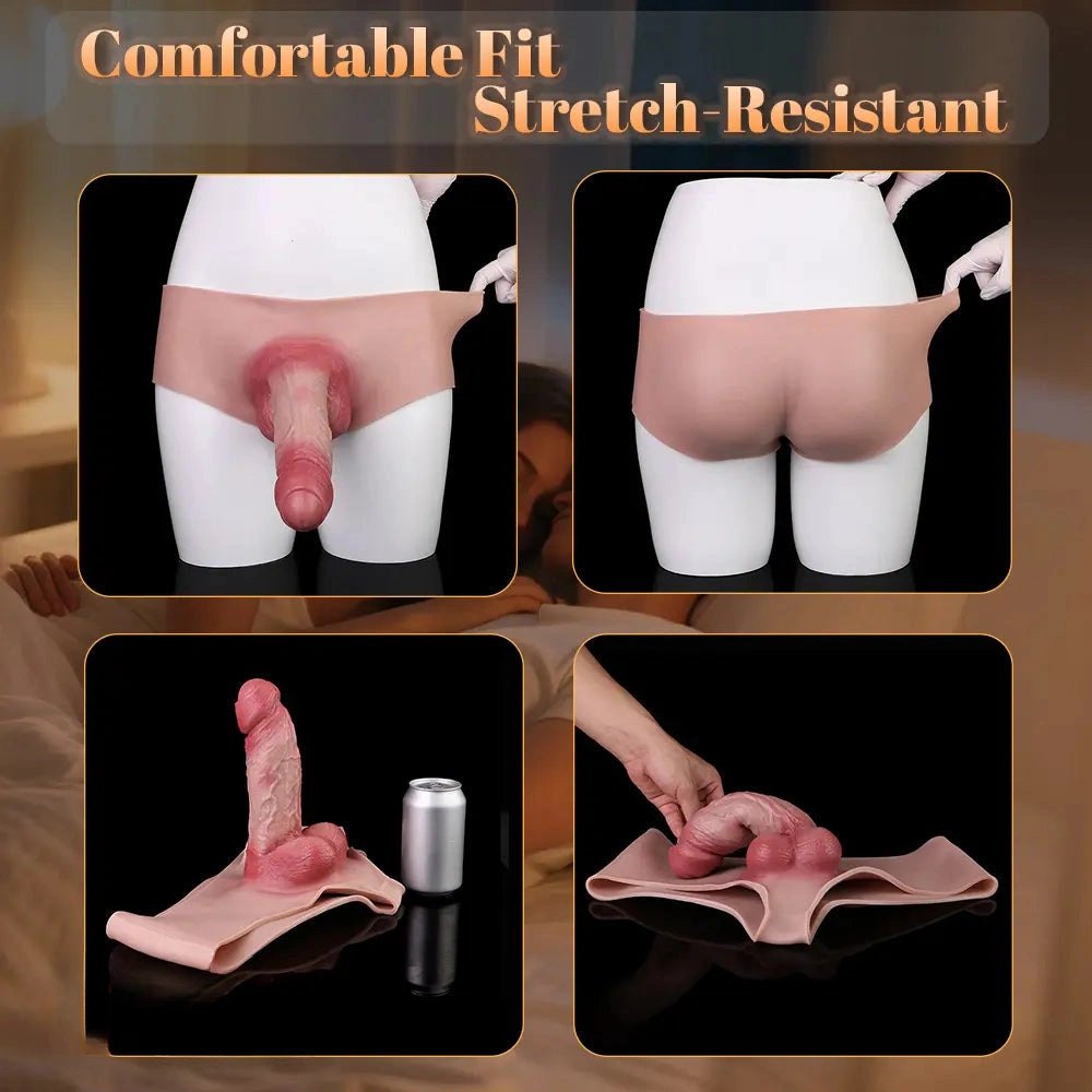 Wearable Hollow Dildo Harness - Strap-On Dildo Harness