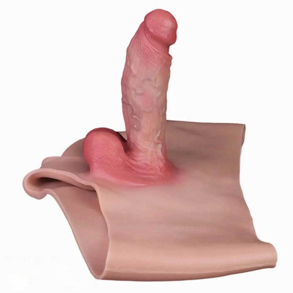 Wearable Hollow Dildo Sheath - Realistic Strap-On Sleeve