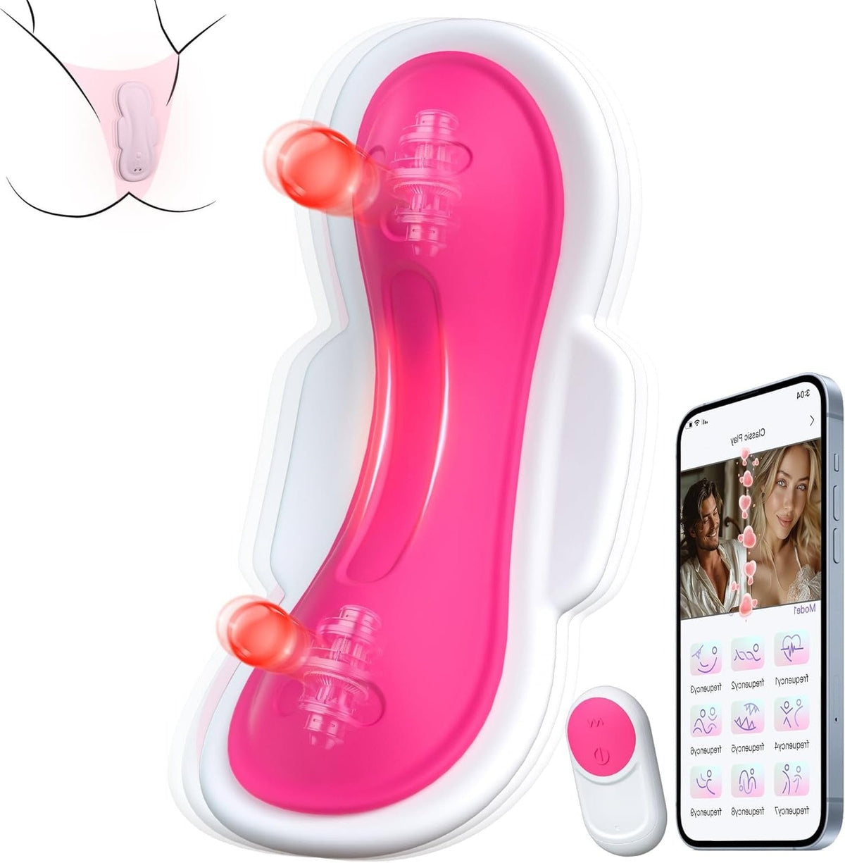 Wearable Panty Clit Vibrator - App Controlled Panty Vibrator