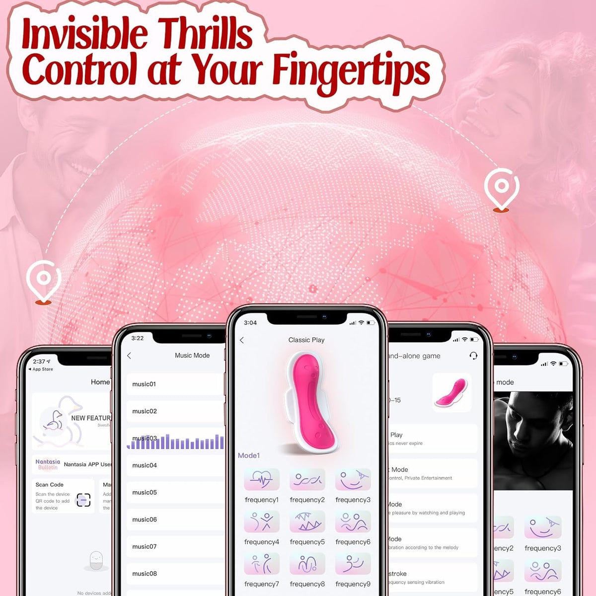 Wearable Panty Clit Vibrator - App Controlled Panty Vibrator