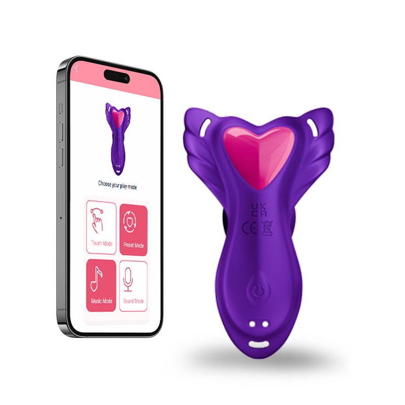 Wearable Panty Vibrator with Insert - App Controlled Vibrator