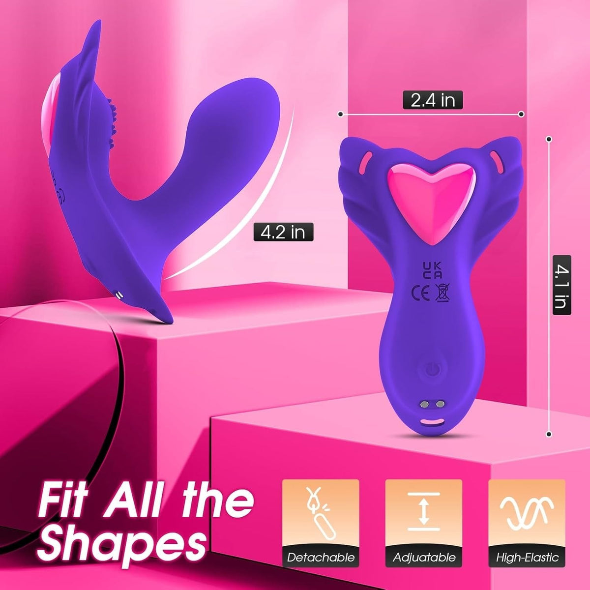 Wearable Panty Vibrator with Insert - App Controlled Vibrator