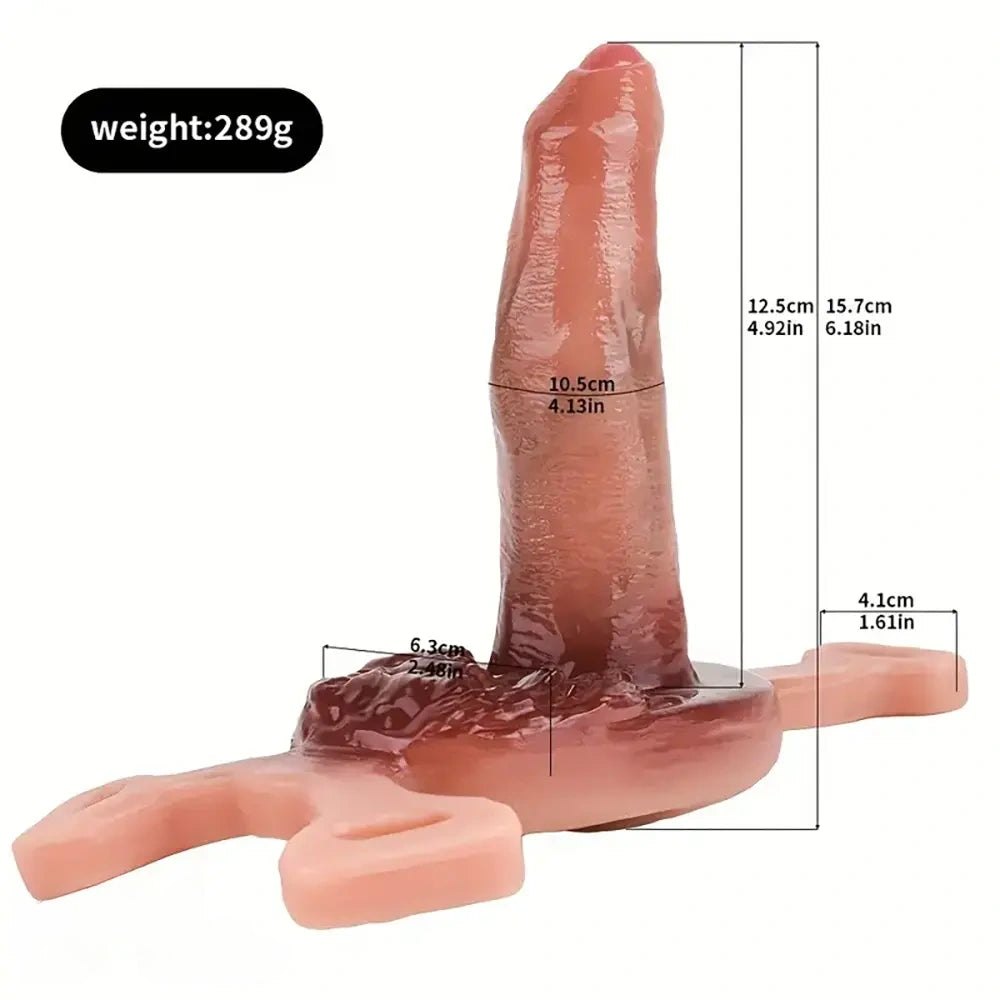 Wearable Strap-On Dildo 6 in - Strap On Dildo