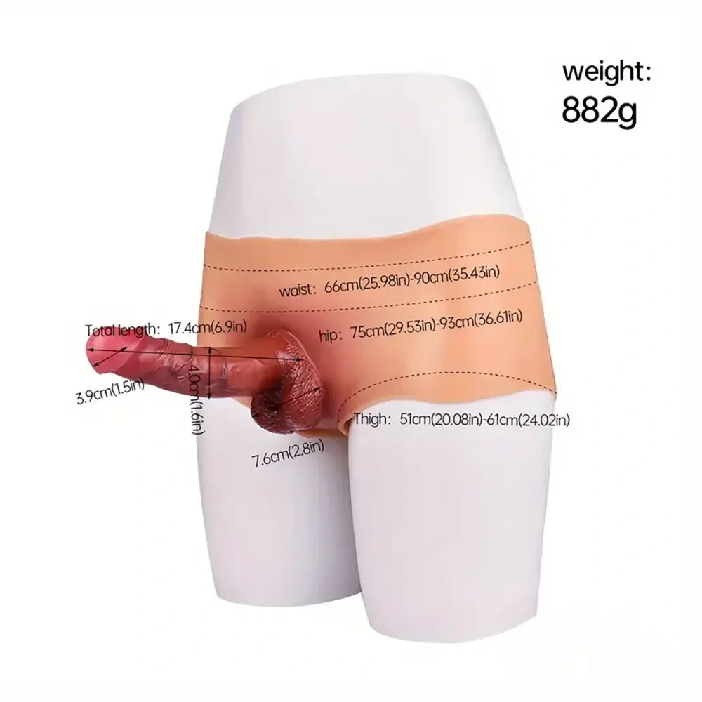 Wearable Strap-On Dildo 6.9 in - Realistic Dildo