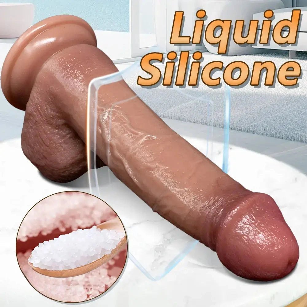 Wearable Strap-On Dildo 8.66in - Silicone Strap-On