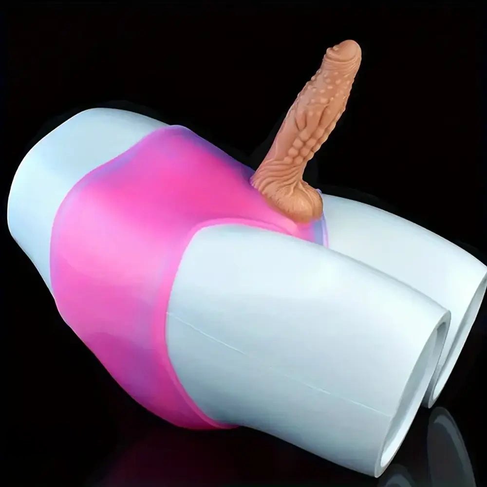 Wearable Strap-On Dildo Pants - Silicone Strap On Dildo