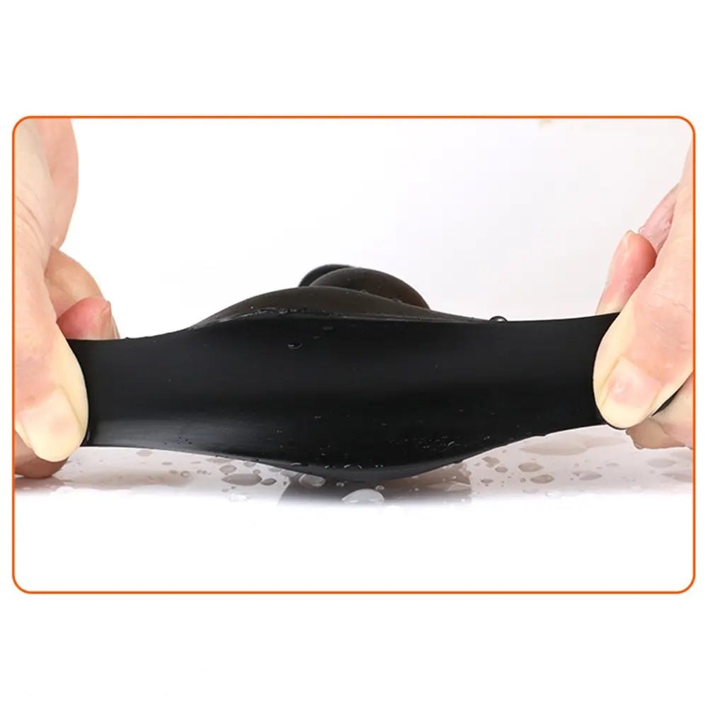 Wet-Look Knot Dildo - Silicone Animal Knot Dildo