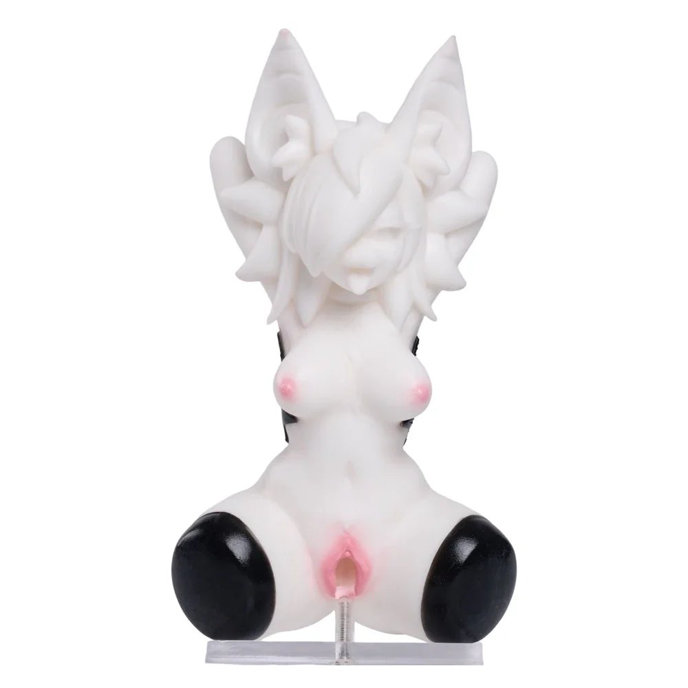 White Bat Furry Onahole Torso - Furry Male Masturbator