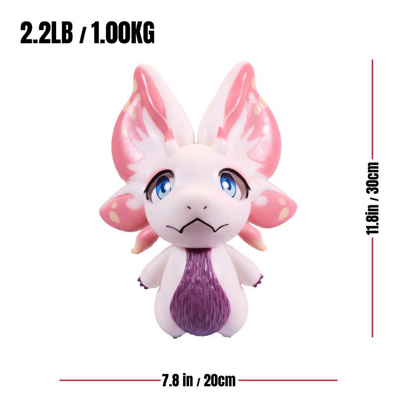 White Fantasy Dragon Stroker - Textured Male Masturbator