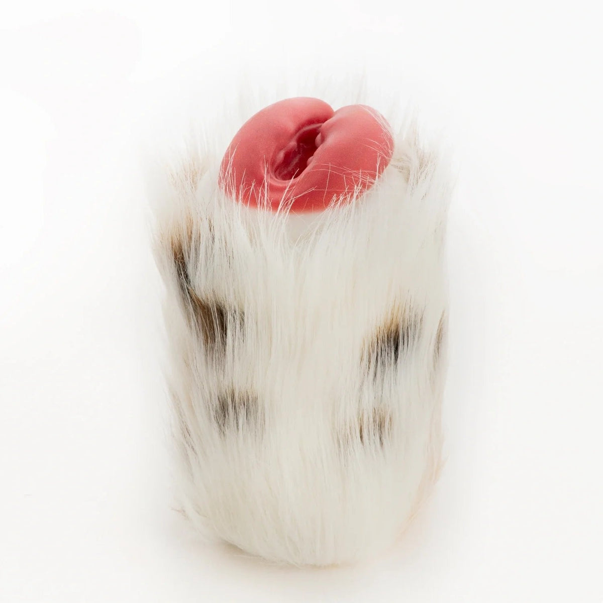 White Spotted Fur Masturbator - Male Masturbator Toy