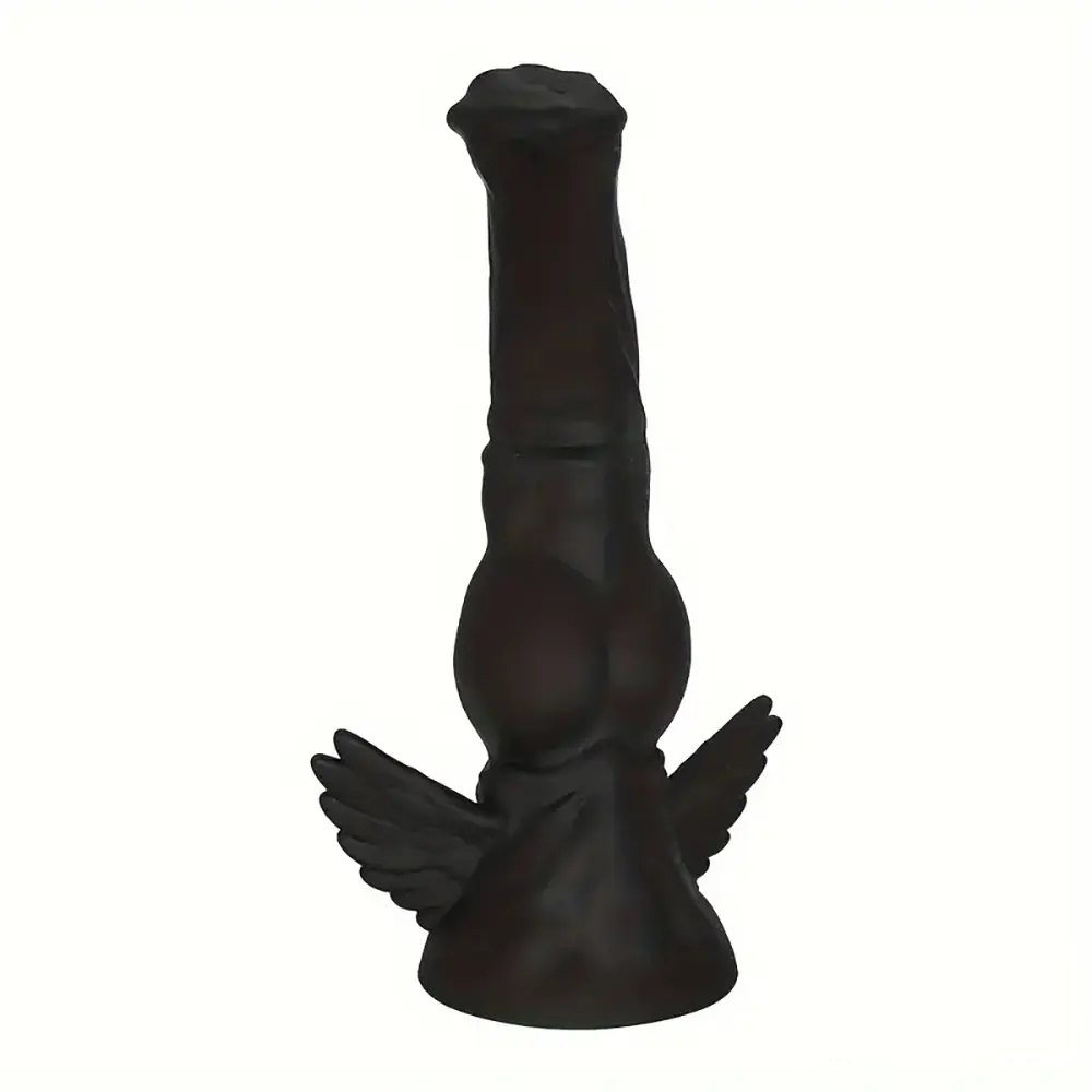 Winged Fantasy Silicone Dildo 7.68in - fantasy dildo