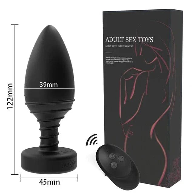 Wireless Remote Jeweled Anal Plug - Butt Plug