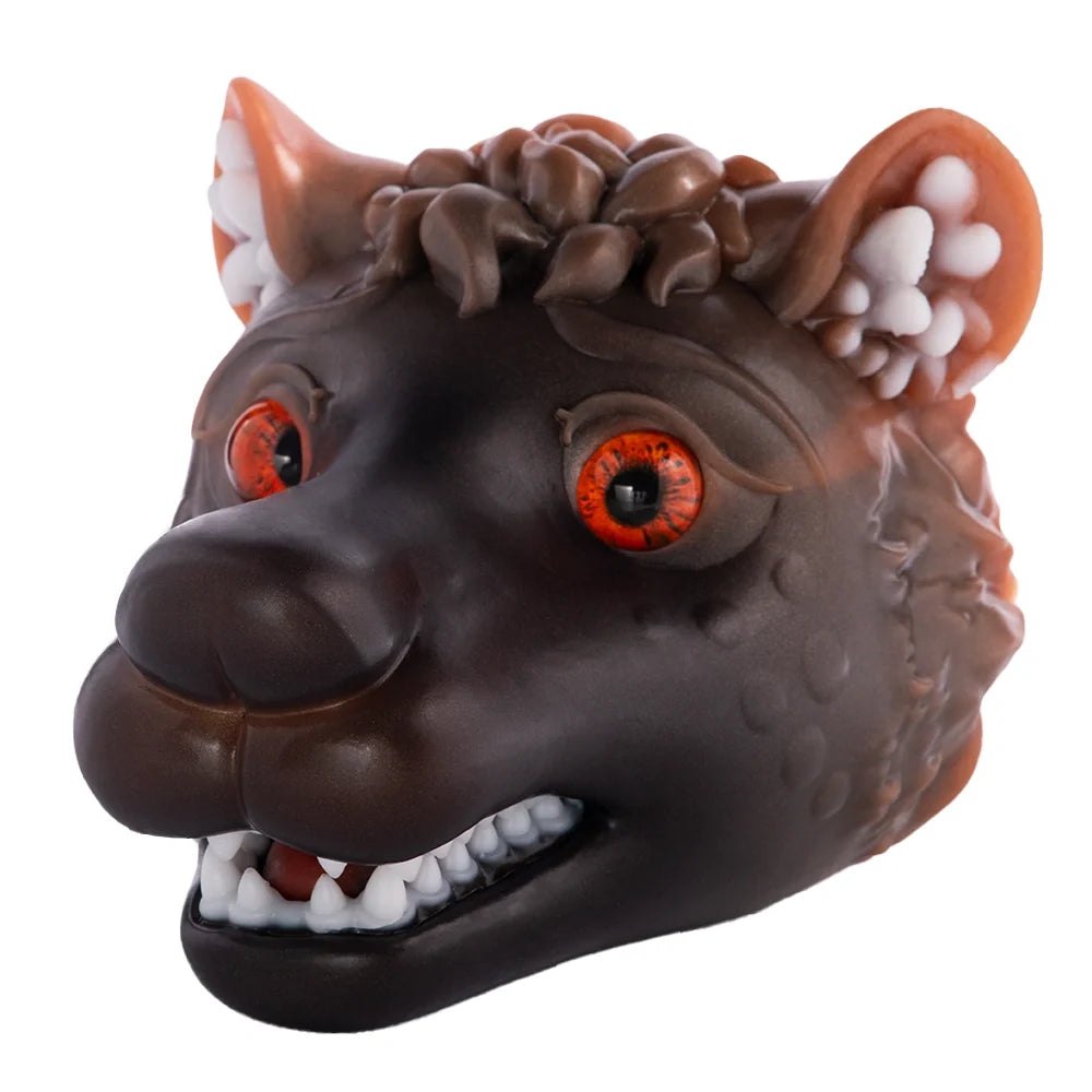 Wolf Head Pocket Pussy Open Jaw - Fantasy Animal Stroker