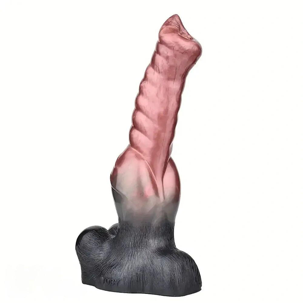 Wolf Knot Animal Dildo - Graduated Knotted Dildo 10 in
