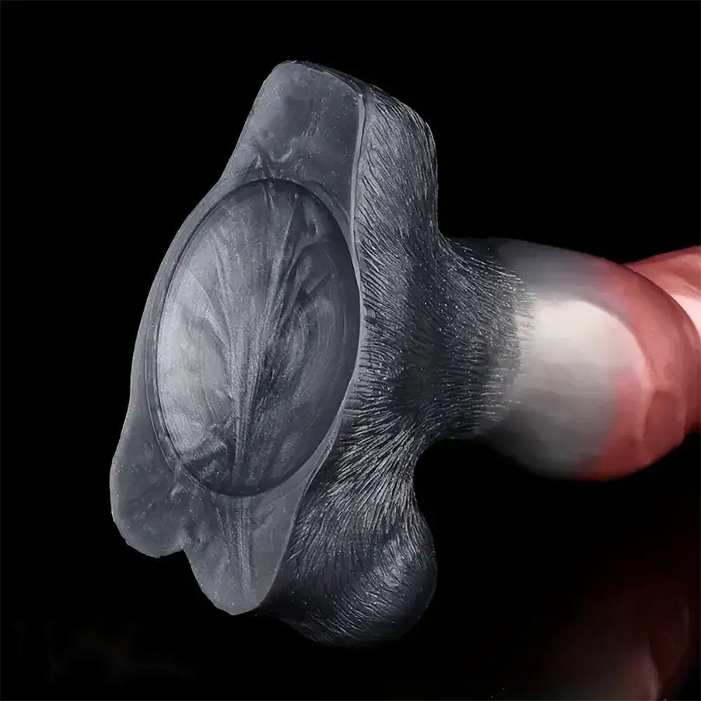 Wolf Knot Animal Dildo - Graduated Knotted Dildo 10 in