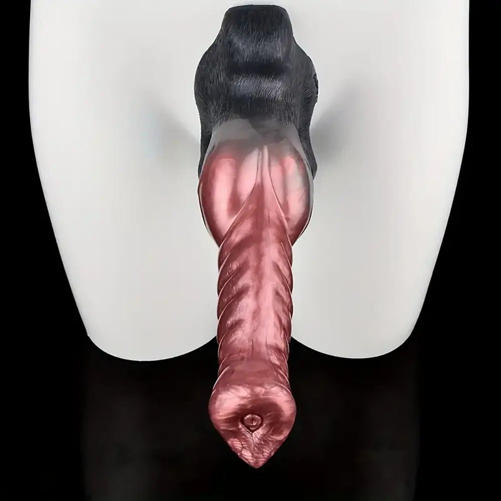 Wolf Knot Animal Dildo - Graduated Knotted Dildo 10 in