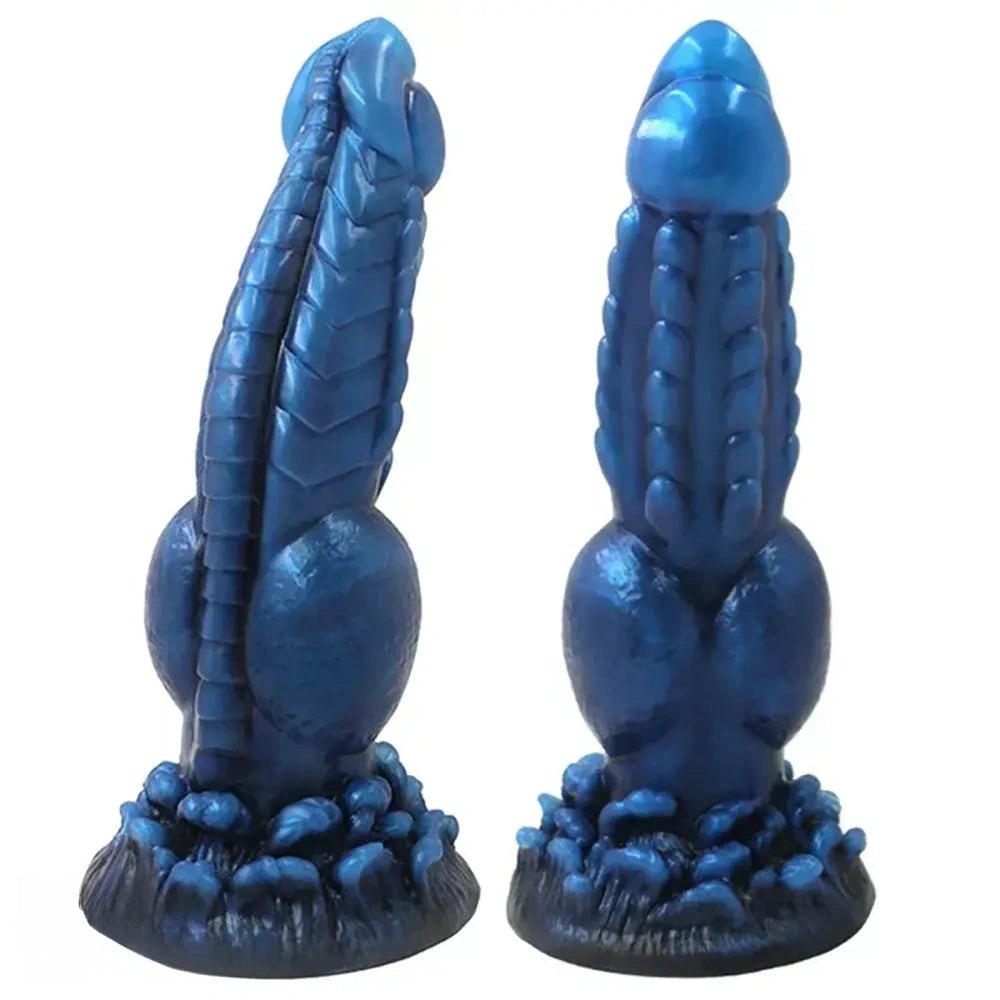 Wolf Knot Animal Dildo 8.66 in - Knotted Silicone Dog Dildo