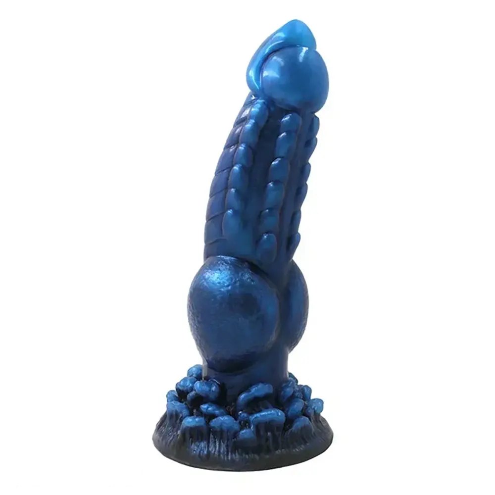 Wolf Knot Animal Dildo 8.66 in - Knotted Silicone Dog Dildo