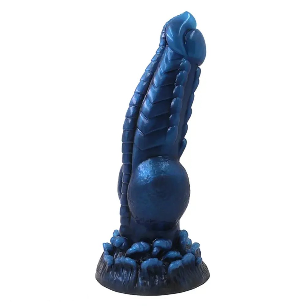 Wolf Knot Animal Dildo 8.66 in - Knotted Silicone Dog Dildo