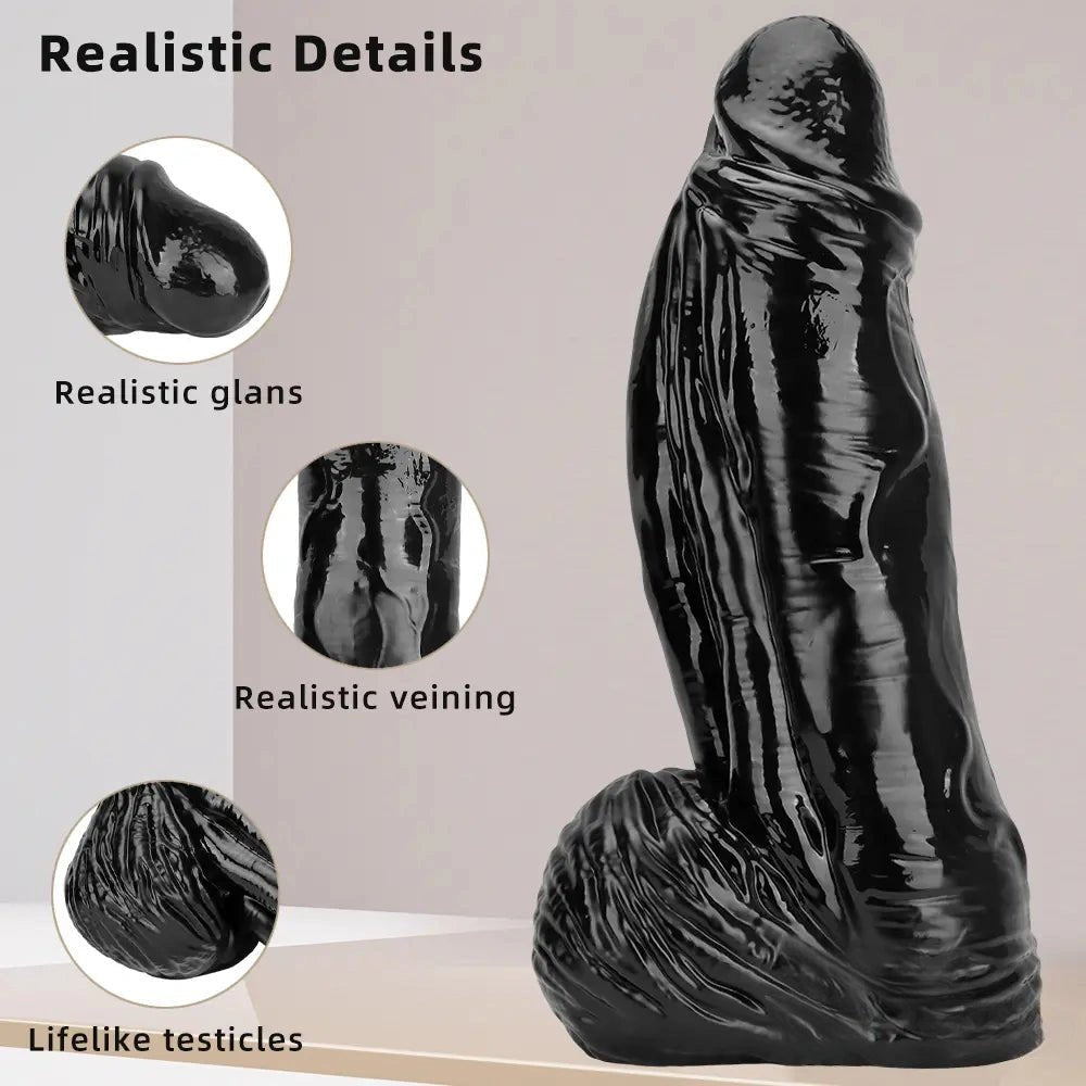 XL Realistic Thick Dildo - Lifelike Dual Density Dildo