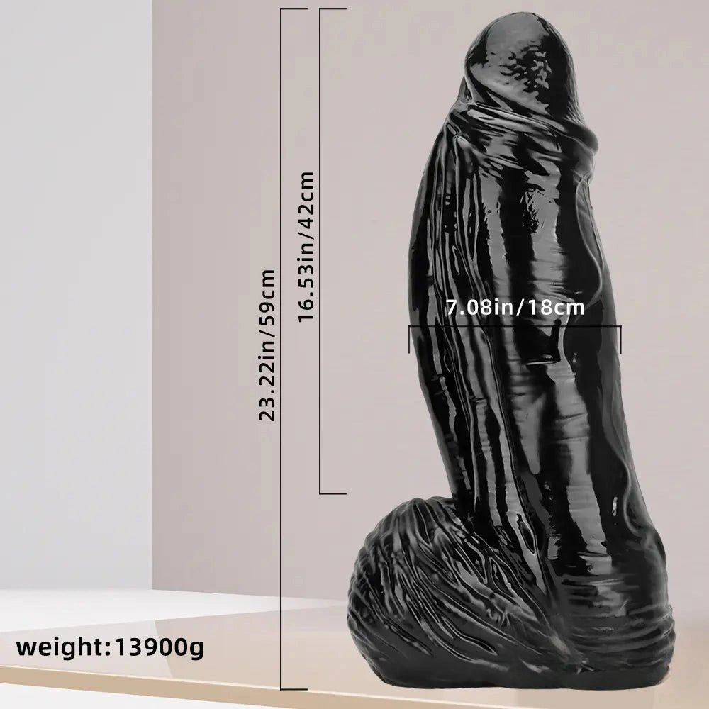 XL Realistic Thick Dildo - Lifelike Dual Density Dildo
