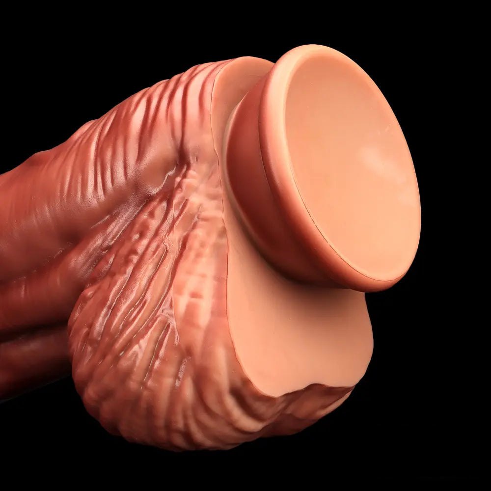 XXL Realistic Fat Dildo - Silicone Suction Cup Dildo
