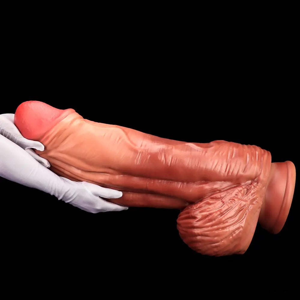 XXL Realistic Fat Dildo - Silicone Suction Cup Dildo