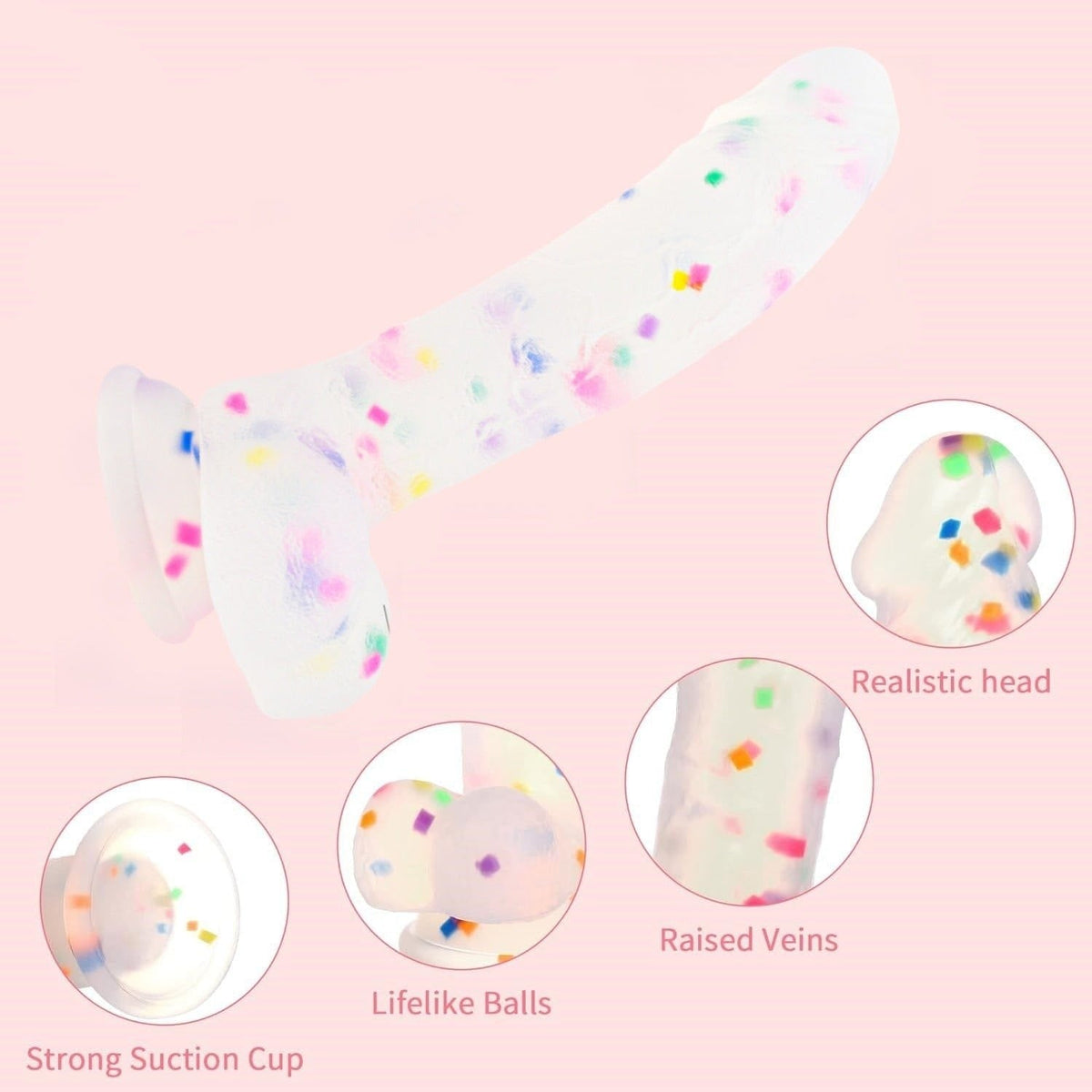 Yoga Wheel and Jelly Dildo Set - Couples Sex Machine Set