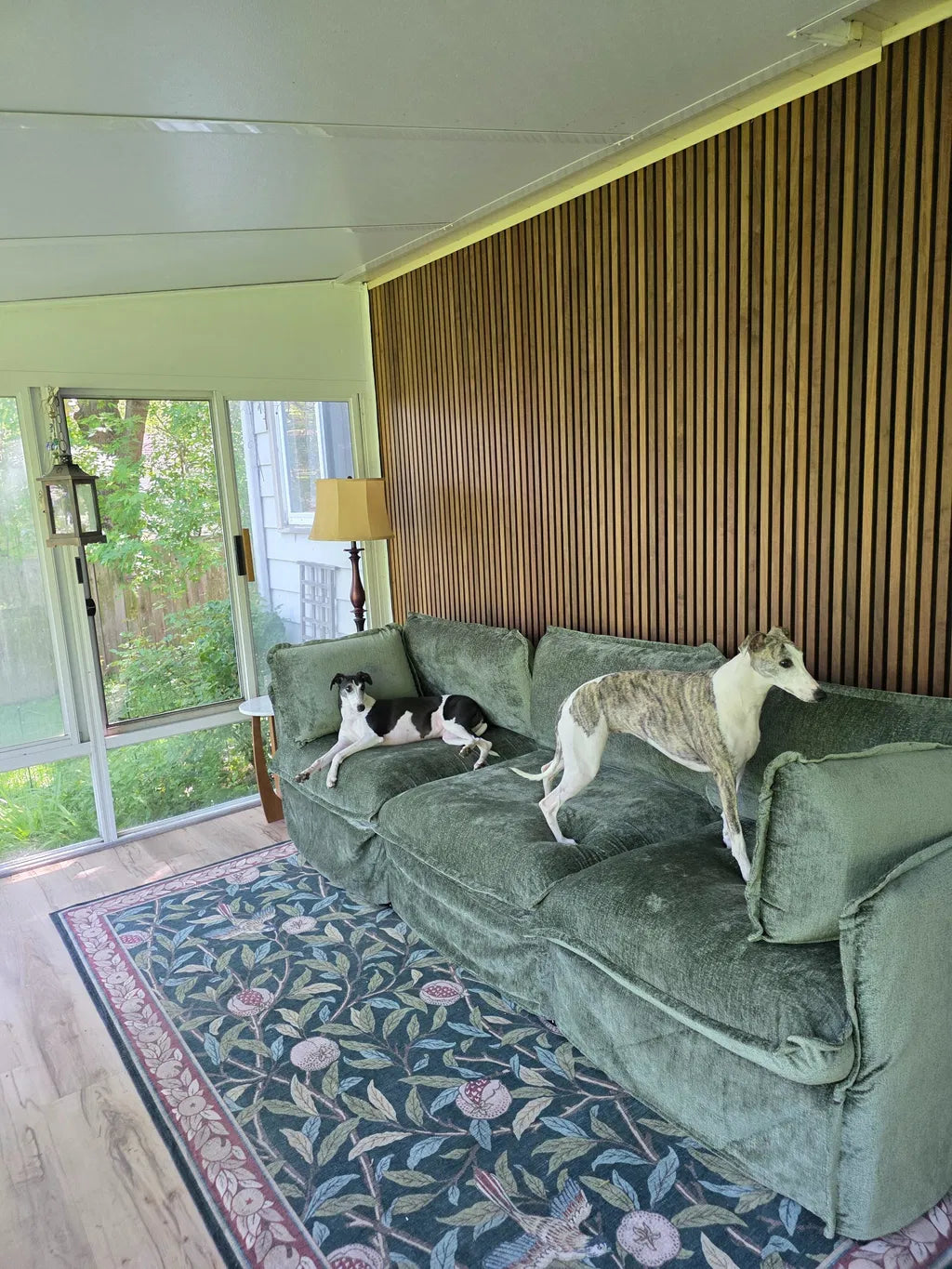 Dawn C.'s Walnut Willow Panel project, from the Andor Willow source collection
