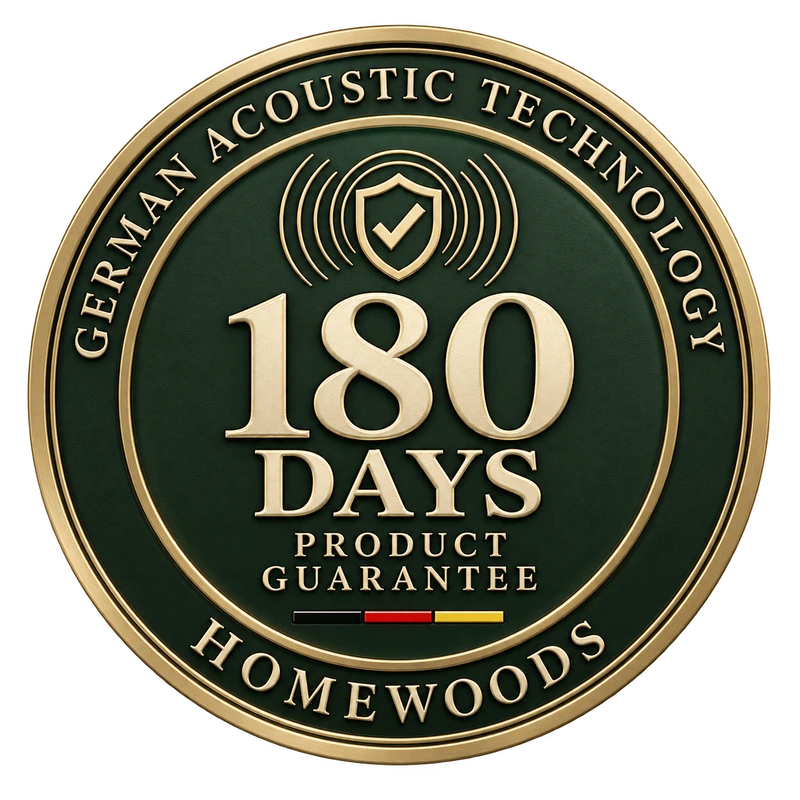 HomeWoods 180-day guarantee